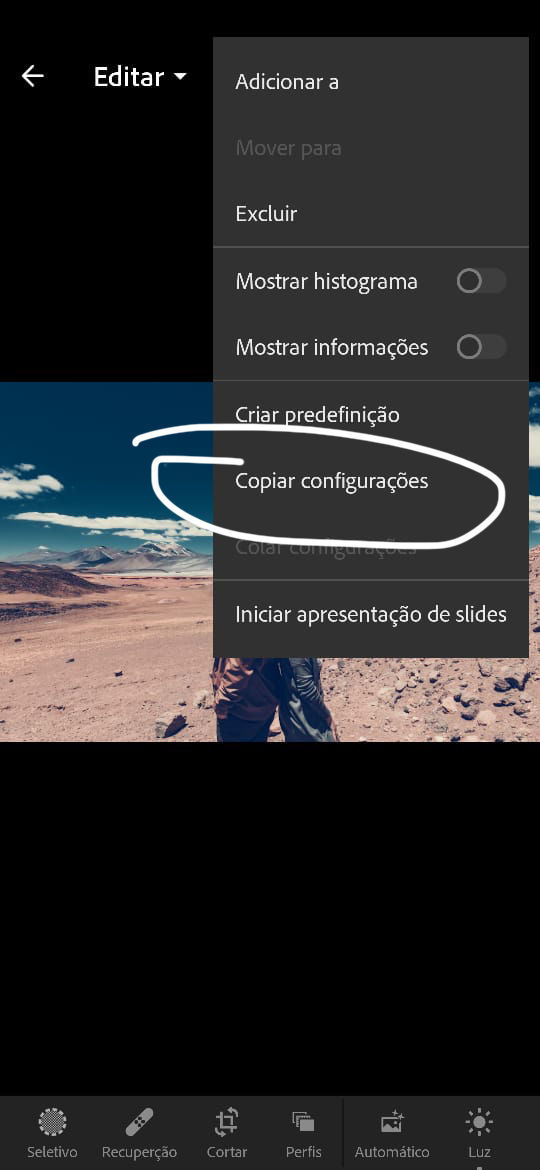 Foto Como instalar preset no lightroom mobile Foto Como instalar preset no lightroom mobile - Imagem 2